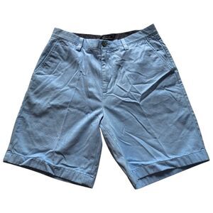 Nautica The Deck Shorts Mens Size 32 Classic Fit 8" Inseam Light Blue Preppy